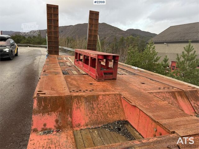 Dieplader Vang SHSL 4 axle machine trailer w/ hydraulic driving b