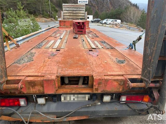 Dieplader Vang SHSL 4 axle machine trailer w/ hydraulic driving b