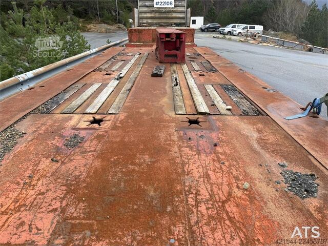 Dieplader Vang SHSL 4 axle machine trailer w/ hydraulic driving b