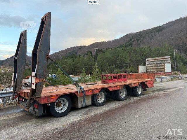 Nizki nakladalnik Vang SHSL 4 axle machine trailer w/ hydraulic driving b