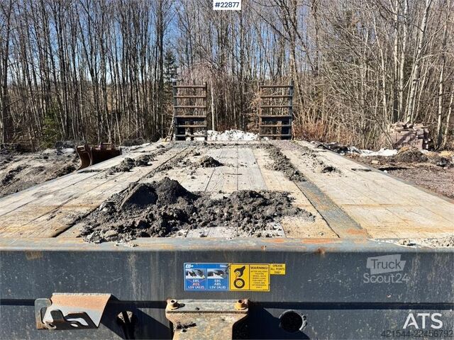 Carregador baixo NC machinery trailer with manual loading ramps