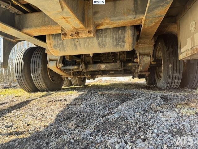 Carregador baixo NC machinery trailer with manual loading ramps
