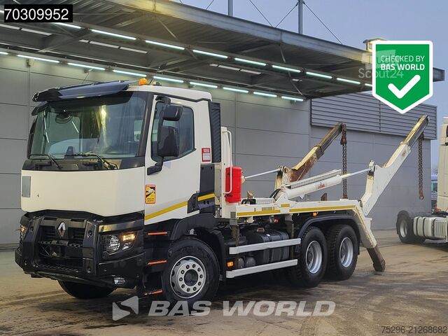 Sistema de braço de pórtico Renault C 430 C 6X4 18tons Hyva NG2018TAXL skiploader B...