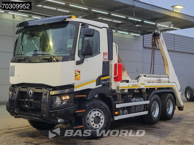 Sistema de braço de pórtico Renault C 430 C 6X4 18tons Hyva NG2018TAXL skiploader B...