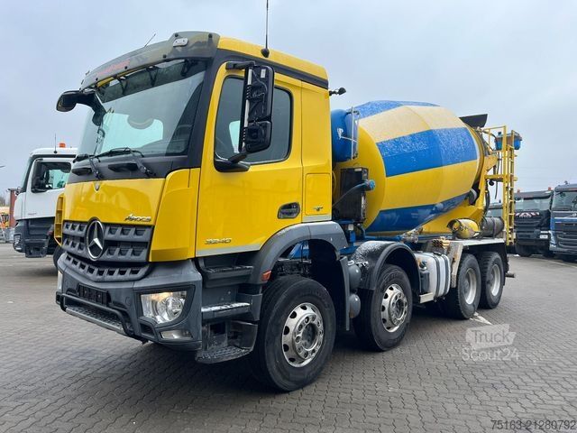 Camion malaxeur à béton MERCEDES-BENZ Arocs 3240 B 8x4 Betonmischer AP Achsen