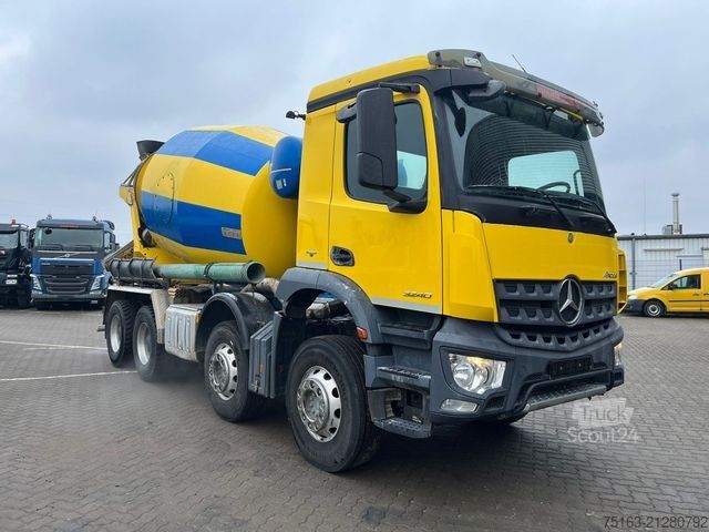 Camion malaxeur à béton MERCEDES-BENZ Arocs 3240 B 8x4 Betonmischer AP Achsen