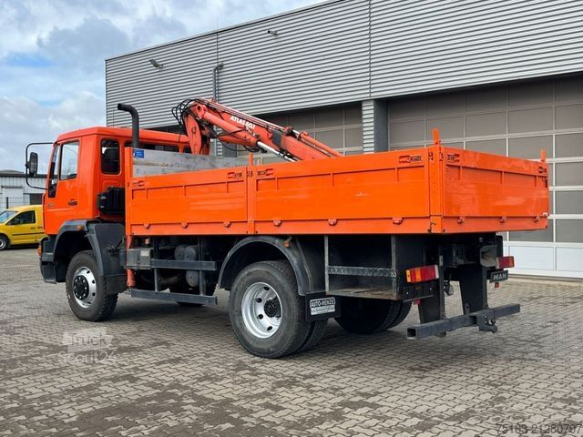 LKW mit Pritsche (offen) MAN L2000 14.224 LAK 4x4 Pritsche Kran Atlaskran+Fun