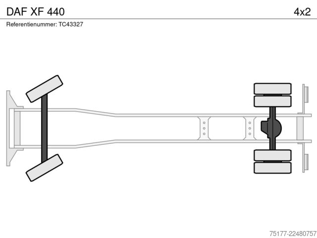 Chassis com cabina DAF XF 440