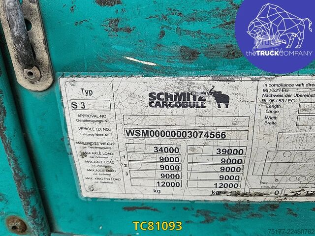 Lonas correderas Schmitz Cargobull 