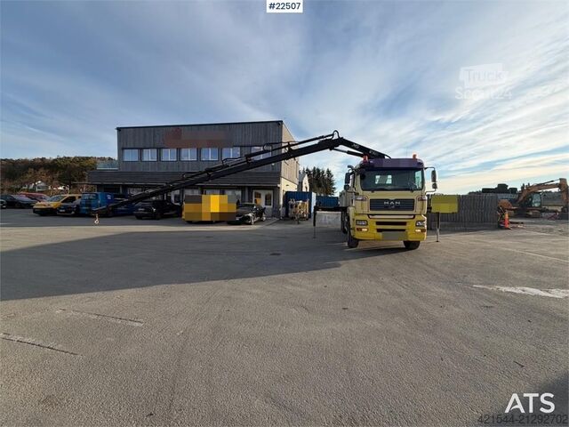 Kranbil MAN TGA 35.480 6x4 BL crane truck with tipper