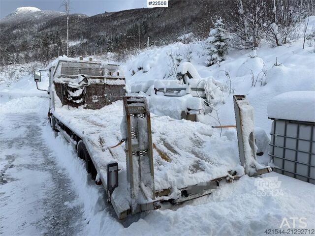 Platformas piekabe MAN 8.153 flatbed truck