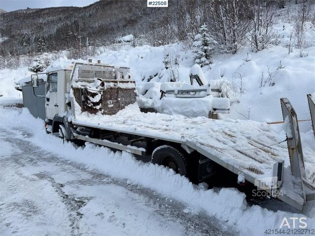 Platformas piekabe MAN 8.153 flatbed truck