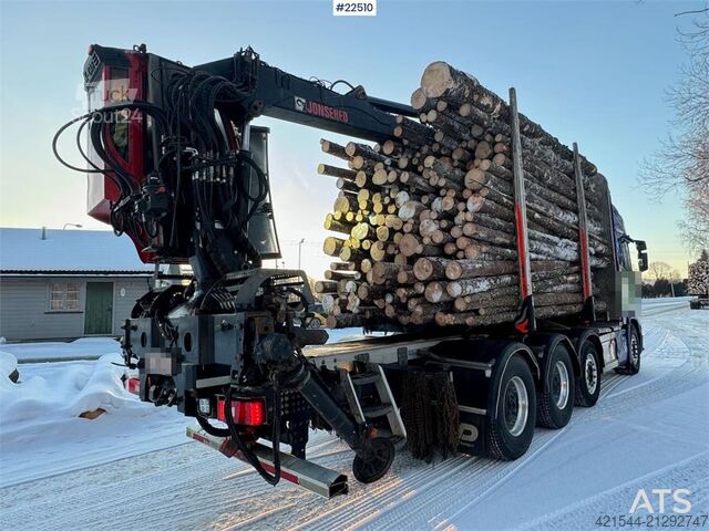 Transporter drewna Scania R770 Tridem Timber Truck with Jonsred J1088 crane