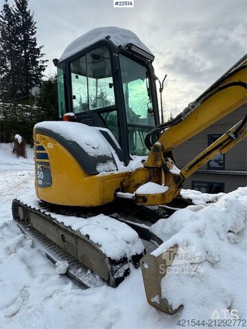 Excavator pe șenile Komatsu PC50MR-2 Crawler Excavator with 4 buckets