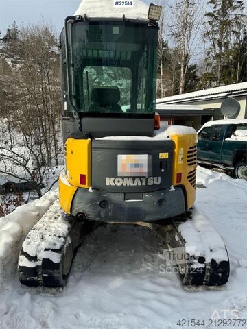 Excavator pe șenile Komatsu PC50MR-2 Crawler Excavator with 4 buckets