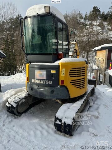 Excavator pe șenile Komatsu PC50MR-2 Crawler Excavator with 4 buckets
