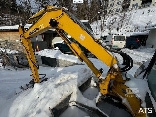 Excavator pe șenile Komatsu PC50MR-2 Crawler Excavator with 4 buckets