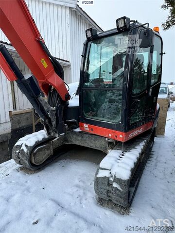 Excavator pe șenile Kubota KX080-4a Crawler Excavator with Engcon tilt and ne