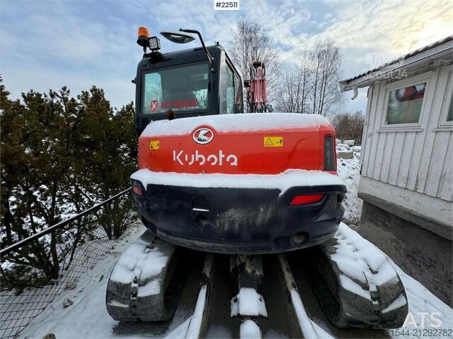 Excavator pe șenile Kubota KX080-4a Crawler Excavator with Engcon tilt and ne