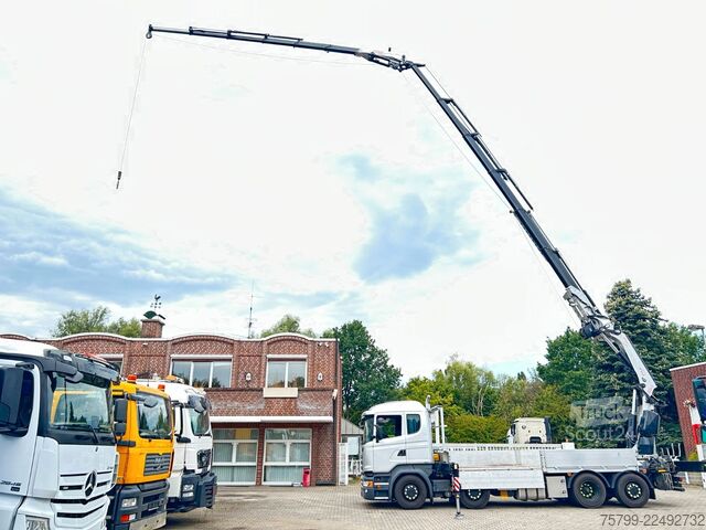 Kuorma-autoon asennettu nosturi SCANIA R410+Fassi F545 Kran 6+6 Aus.+JIB + Seilwinde