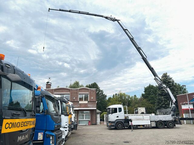 Kuorma-autoon asennettu nosturi SCANIA R410+Fassi F545 Kran 6+6 Aus.+JIB + Seilwinde
