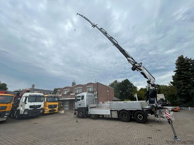 Kuorma-autoon asennettu nosturi SCANIA R410+Fassi F545 Kran 6+6 Aus.+JIB + Seilwinde