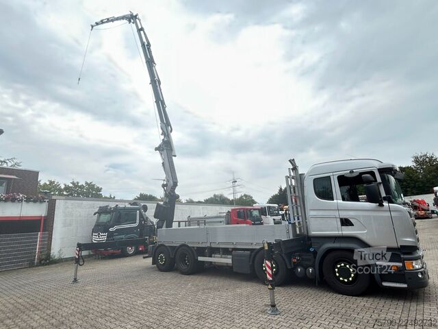 Kuorma-autoon asennettu nosturi SCANIA R410+Fassi F545 Kran 6+6 Aus.+JIB + Seilwinde