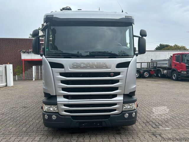 Kuorma-autoon asennettu nosturi SCANIA R410+Fassi F545 Kran 6+6 Aus.+JIB + Seilwinde