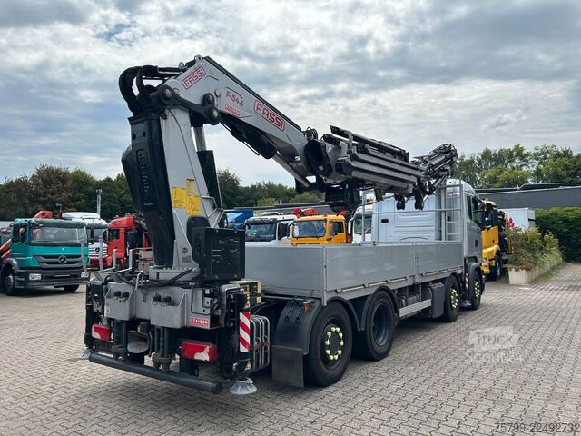 Kuorma-autoon asennettu nosturi SCANIA R410+Fassi F545 Kran 6+6 Aus.+JIB + Seilwinde