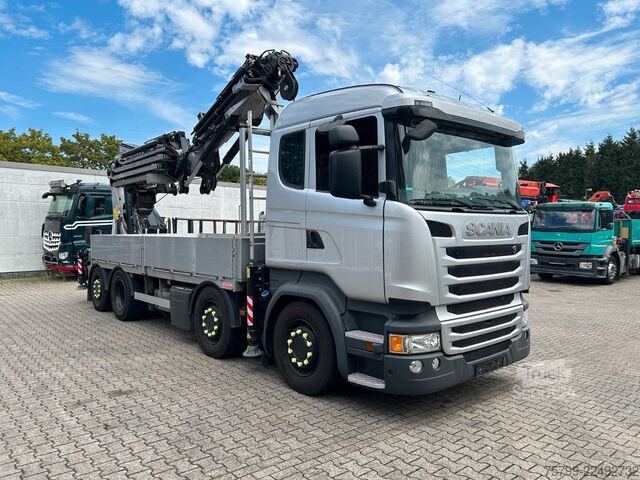 Kuorma-autoon asennettu nosturi SCANIA R410+Fassi F545 Kran 6+6 Aus.+JIB + Seilwinde