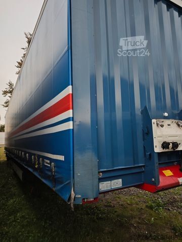 Odprta polprikolica s ponjavo KRONE Mega Lang LKW SAF-Achsen Hubdach  Multilock
