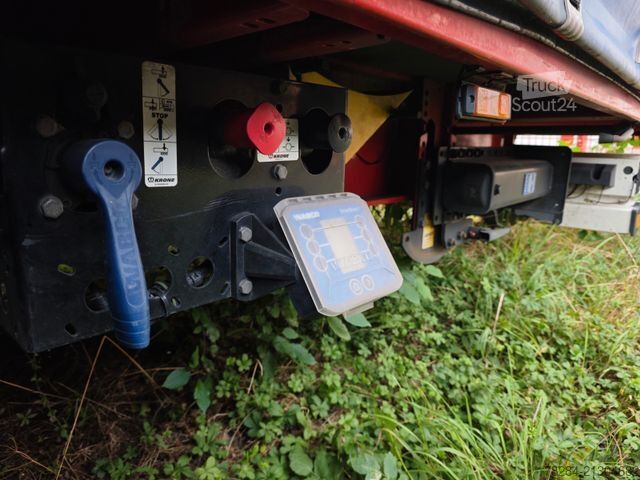 Odprta polprikolica s ponjavo KRONE Mega Lang LKW SAF-Achsen Hubdach  Multilock