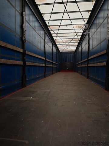 Odprta polprikolica s ponjavo KRONE Mega Lang LKW SAF-Achsen Hubdach  Multilock