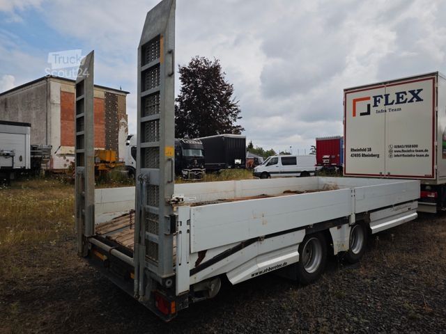Tieflader Anhänger  Alga TAT B-180, 7,3 mtr., Rampen, 19to. GG. low