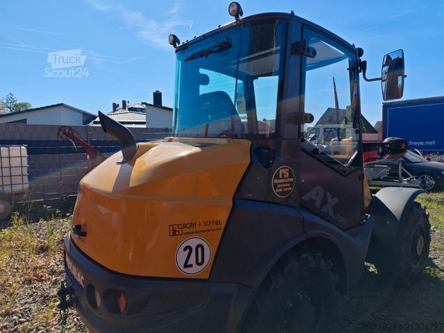 Ratinis krautuvas MECALAC Ahlmann AX700  Hitachi ZW75   65 Std.