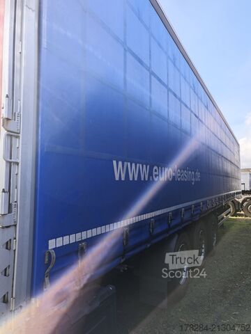 Open oplegger met zeil KÖGEL S24-1  BPW ECO-Achsen Liftachse Vario Fix