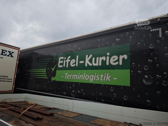 Auflieger mit Pritsche & Plane KÖGEL S24 SafeServer RSAB Quickslide Liftachs Paletten