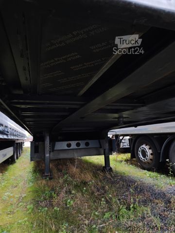 Auflieger mit Pritsche & Plane KÖGEL S24 SafeServer RSAB Quickslide Liftachs Paletten