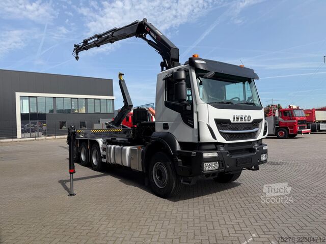 Système de bras à crochet Iveco Stralis 460 8x4 Haaksysteem / Hiab 228-3 Euro 6 D
