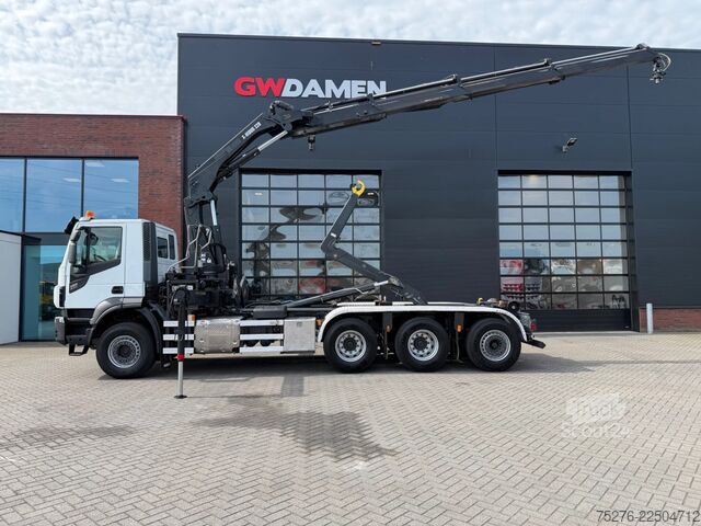 Système de bras à crochet Iveco Stralis 460 8x4 Haaksysteem / Hiab 228-3 Euro 6 D