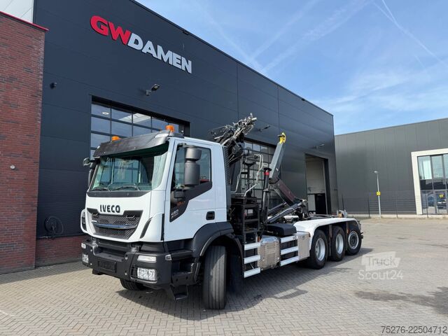 Système de bras à crochet Iveco Stralis 460 8x4 Haaksysteem / Hiab 228-3 Euro 6 D