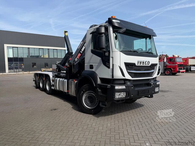 Système de bras à crochet Iveco Stralis 460 8x4 Haaksysteem / Hiab 228-3 Euro 6 D