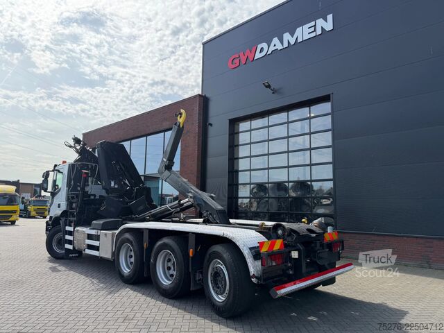 Système de bras à crochet Iveco Stralis 460 8x4 Haaksysteem / Hiab 228-3 Euro 6 D