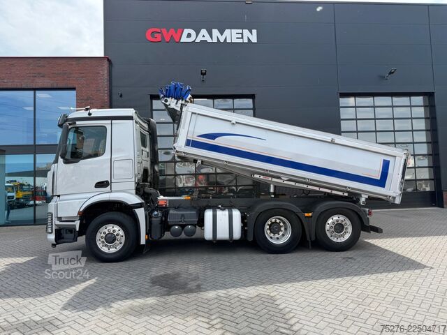 Třístranný sklápěč Mercedes-Benz Arocs 2640 6x4 HAD Euro 6