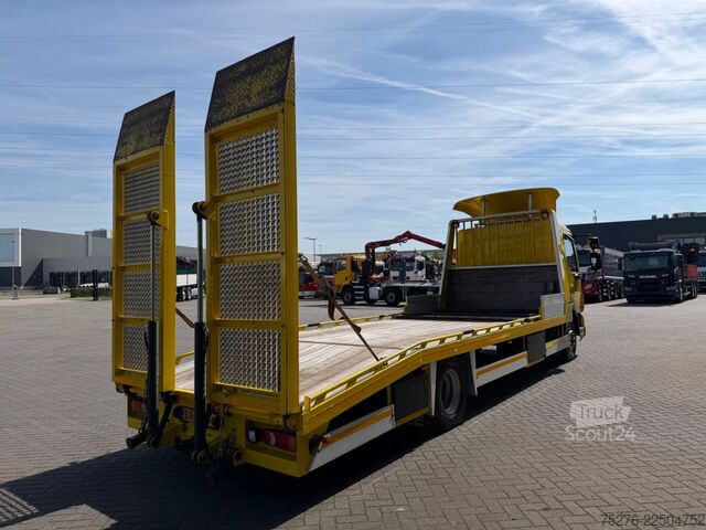 Dodávka na přepravu automobilů DAF LF 45 Machinetransporter Hydraulic ramps 48.000 km