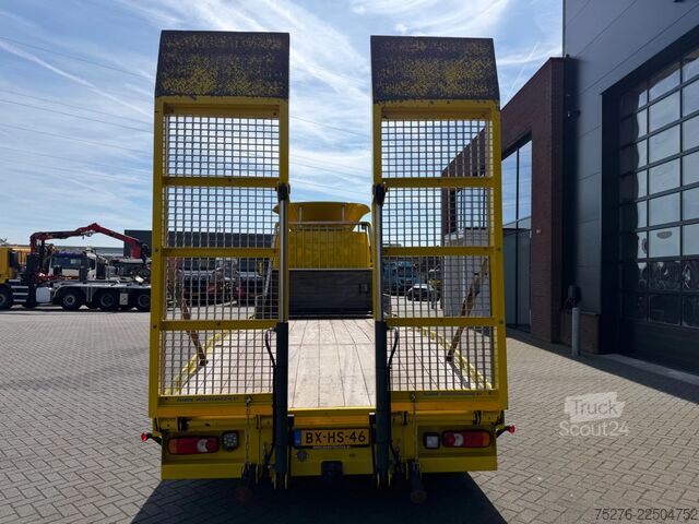 Dodávka na přepravu automobilů DAF LF 45 Machinetransporter Hydraulic ramps 48.000 km