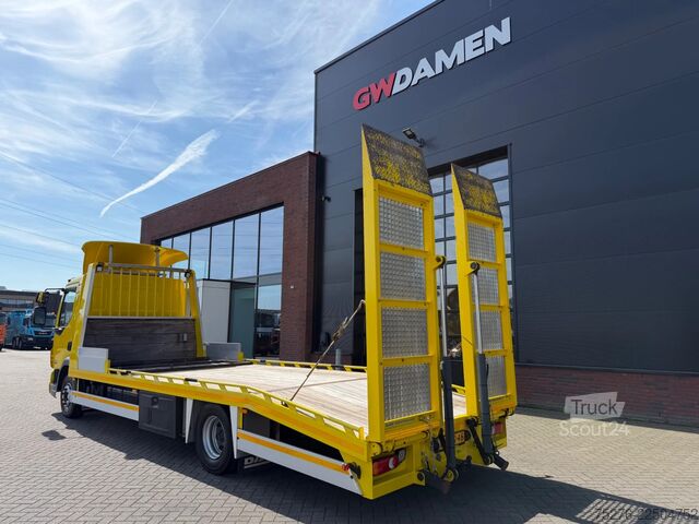 Dodávka na přepravu automobilů DAF LF 45 Machinetransporter Hydraulic ramps 48.000 km