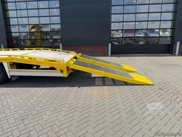 Dodávka na přepravu automobilů DAF LF 45 Machinetransporter Hydraulic ramps 48.000 km
