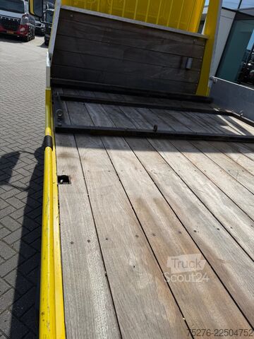 Dodávka na přepravu automobilů DAF LF 45 Machinetransporter Hydraulic ramps 48.000 km