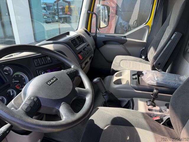 Dodávka na přepravu automobilů DAF LF 45 Machinetransporter Hydraulic ramps 48.000 km